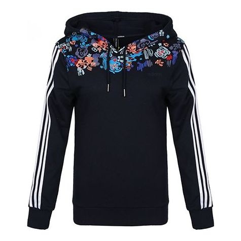 (WMNS) adidas neo Casual Sports Pullover Navy Blue DW7762 - 1