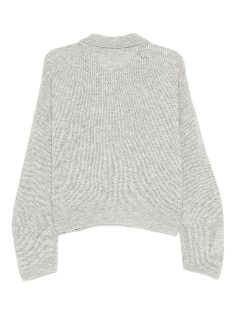 HAIKURE Haikure  polo-neck button sweater outlook
