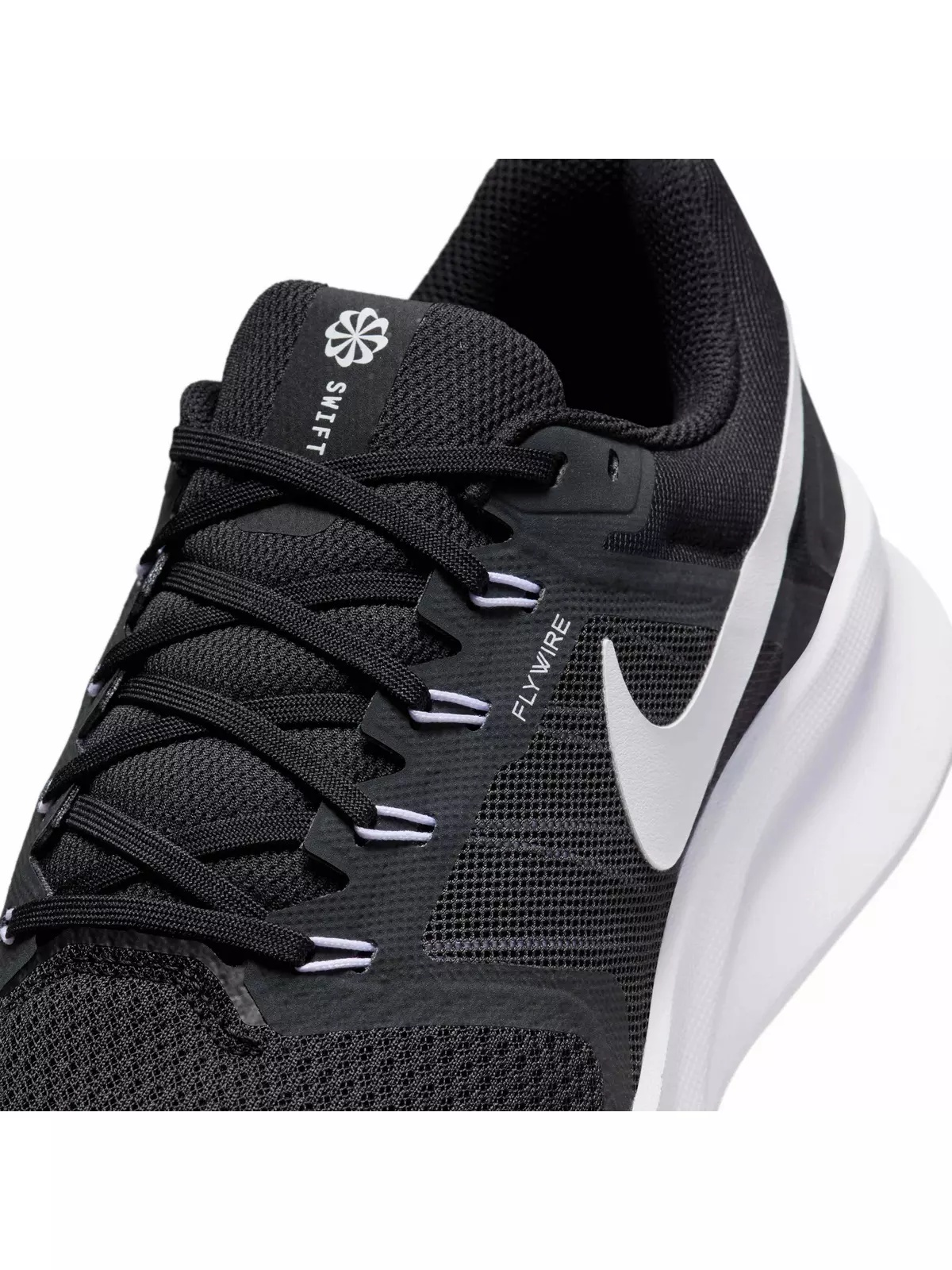 Run Swift 3 "Black/Dark Smoke Grey/White" Men's Wide Running Shoe - 7