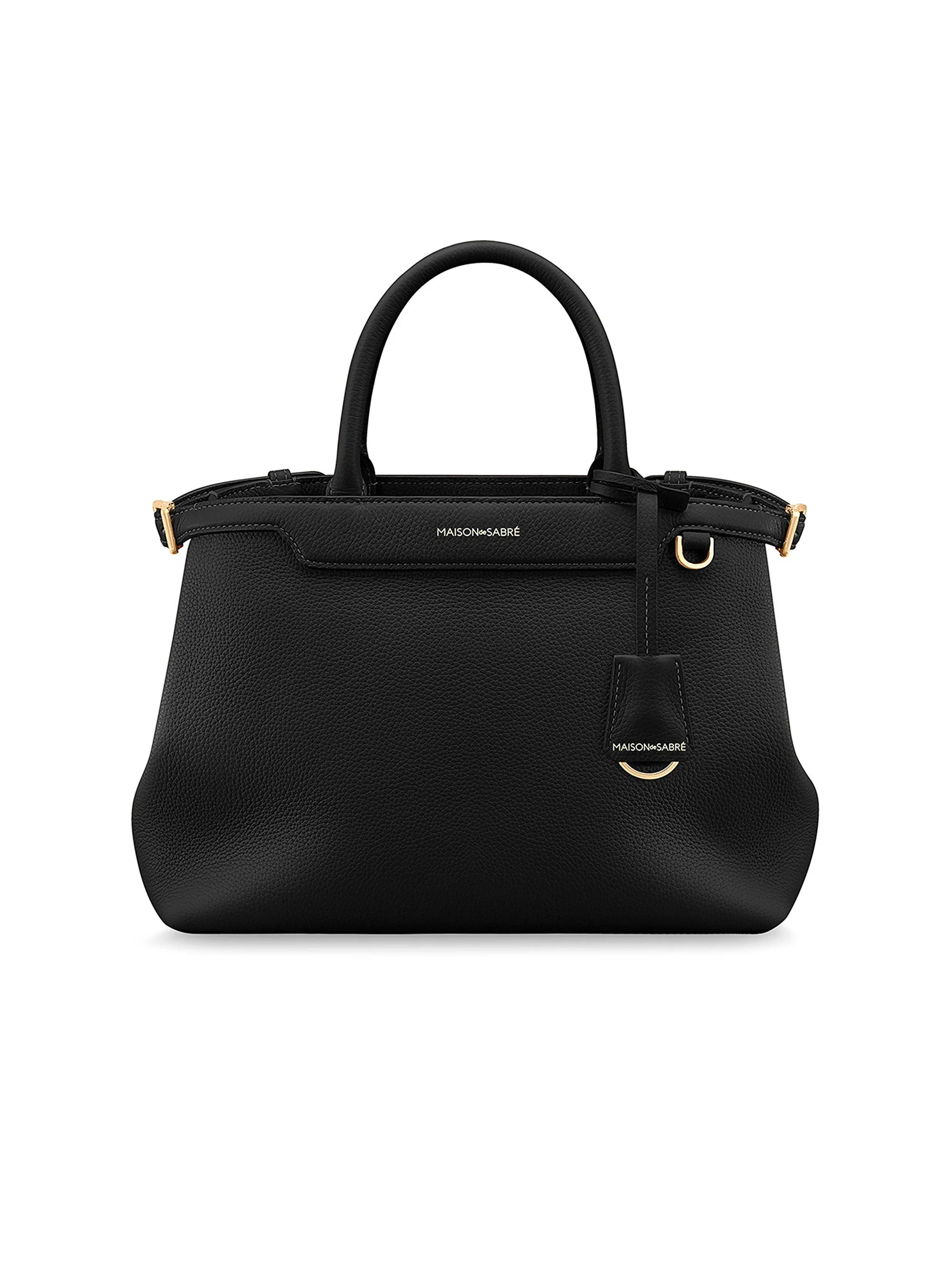 Women's The Medium Palais Top Handle Bag - Black Caviar - 1