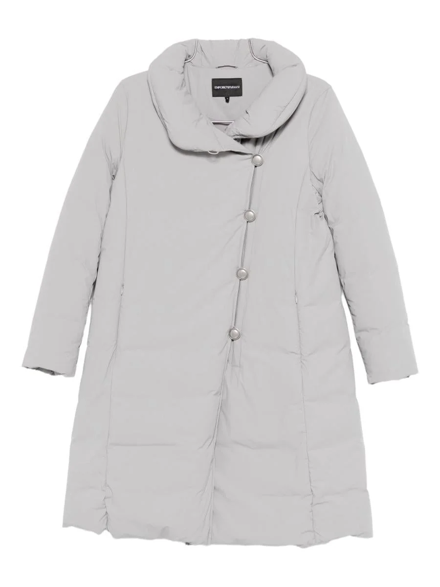 Emporio Armani Nylon Midi Down Jacket - 1