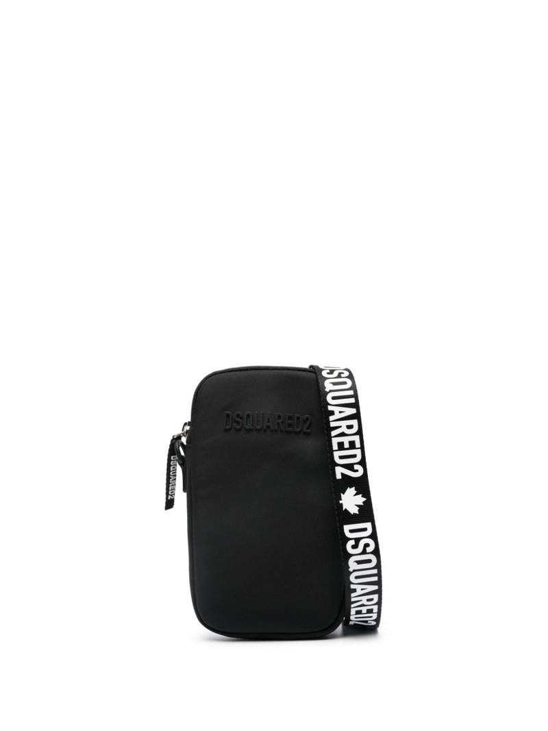 logo-plaque shoulder bag 1