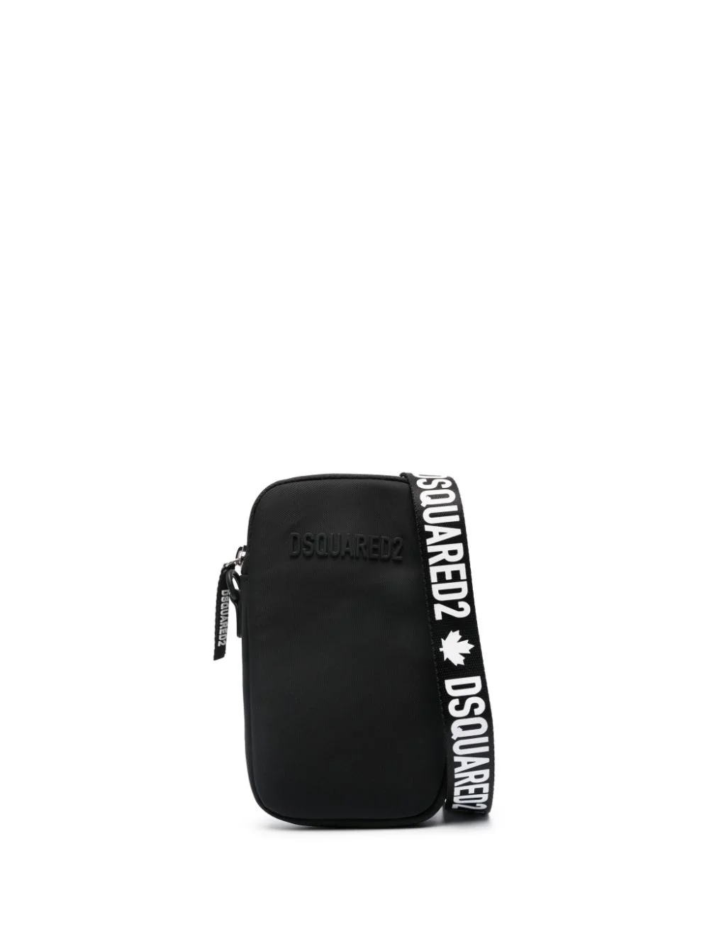 logo-plaque shoulder bag - 1