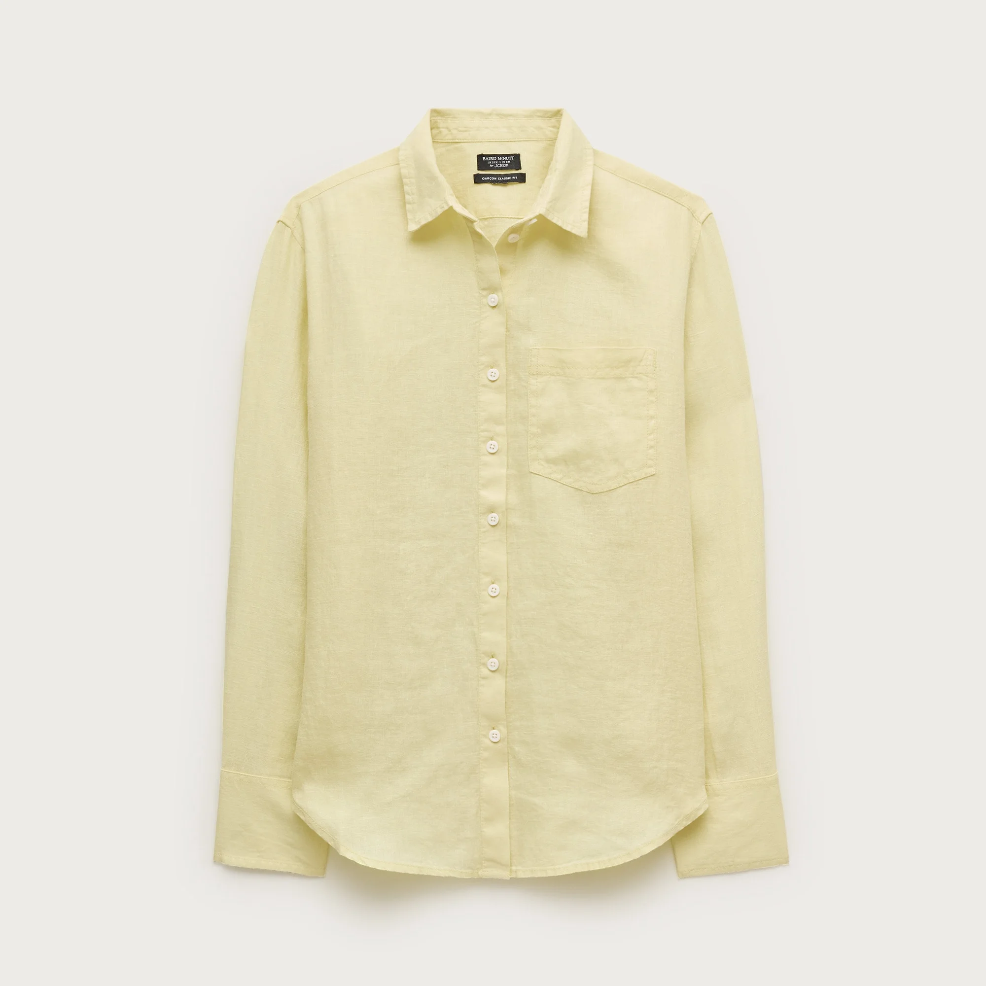 Garçon classic button-up shirt in Baird McNutt Irish linen - 1