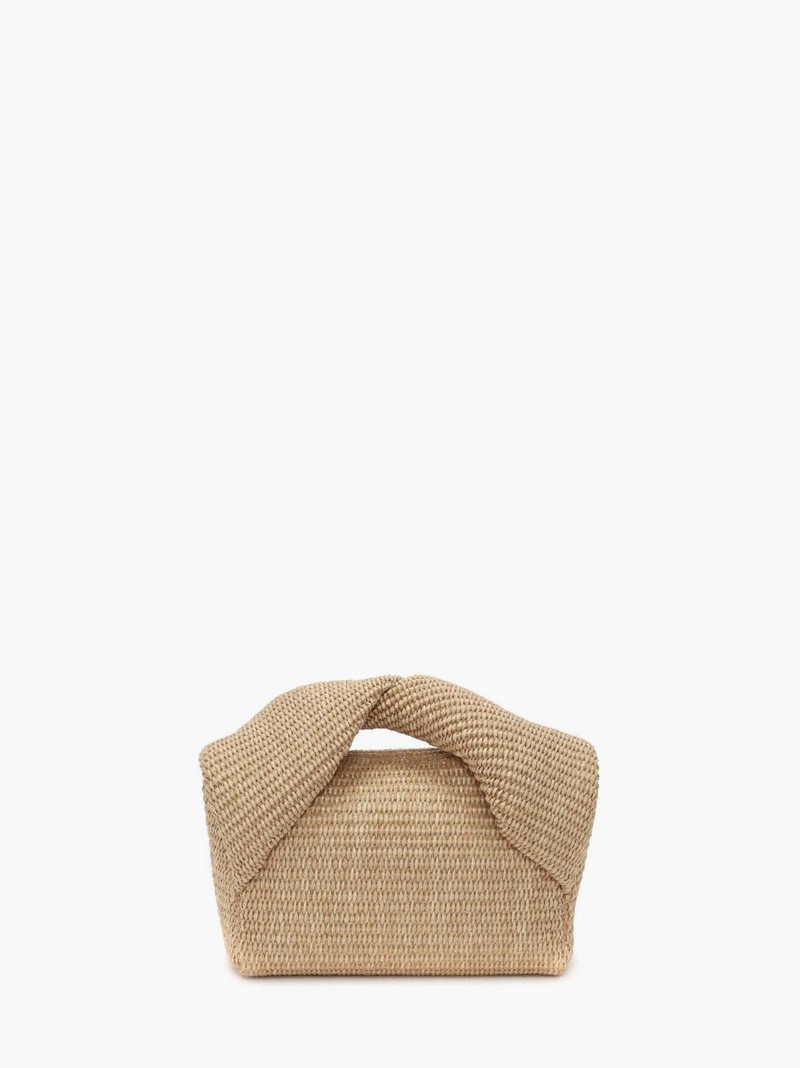 MEDIUM TWISTER - RAFFIA TOP HANDLE BAG 4