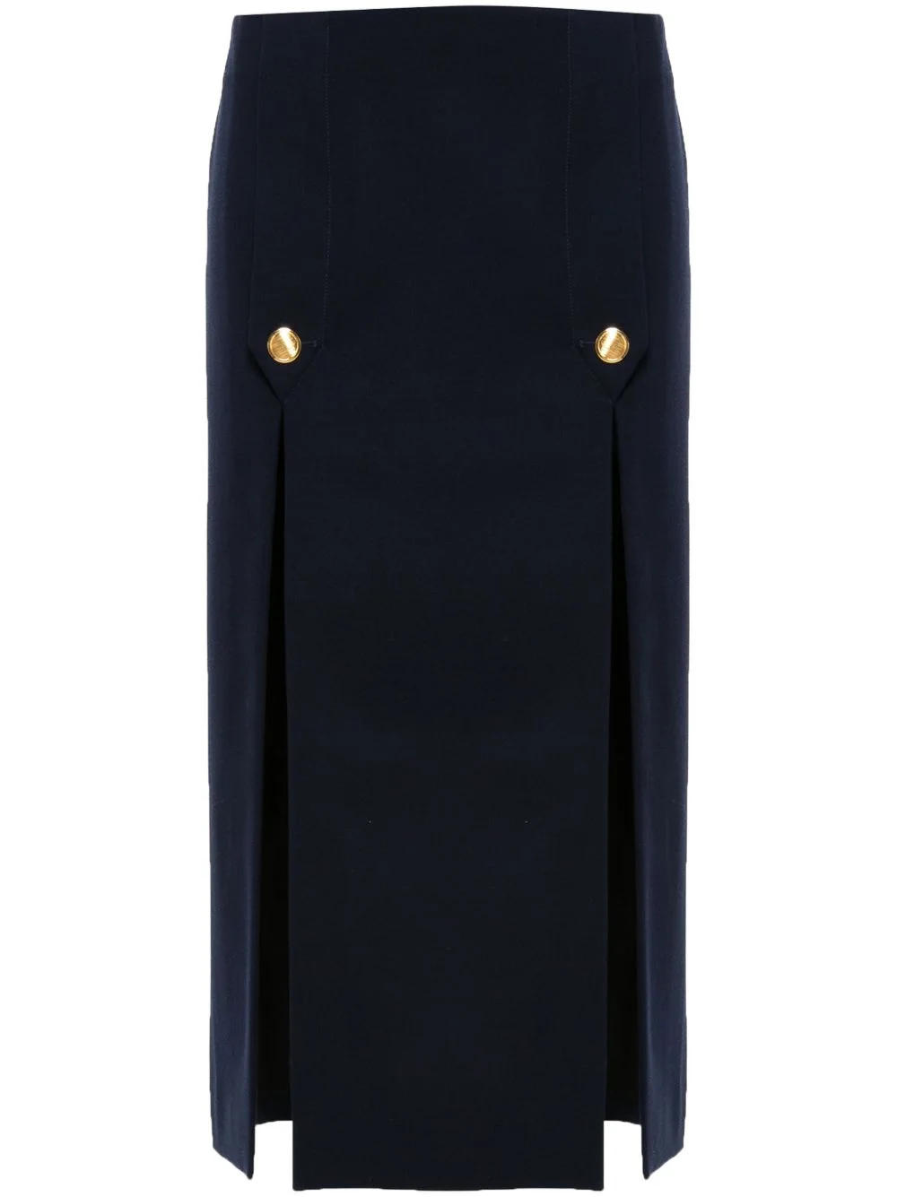 side-slits midi skirt - 1