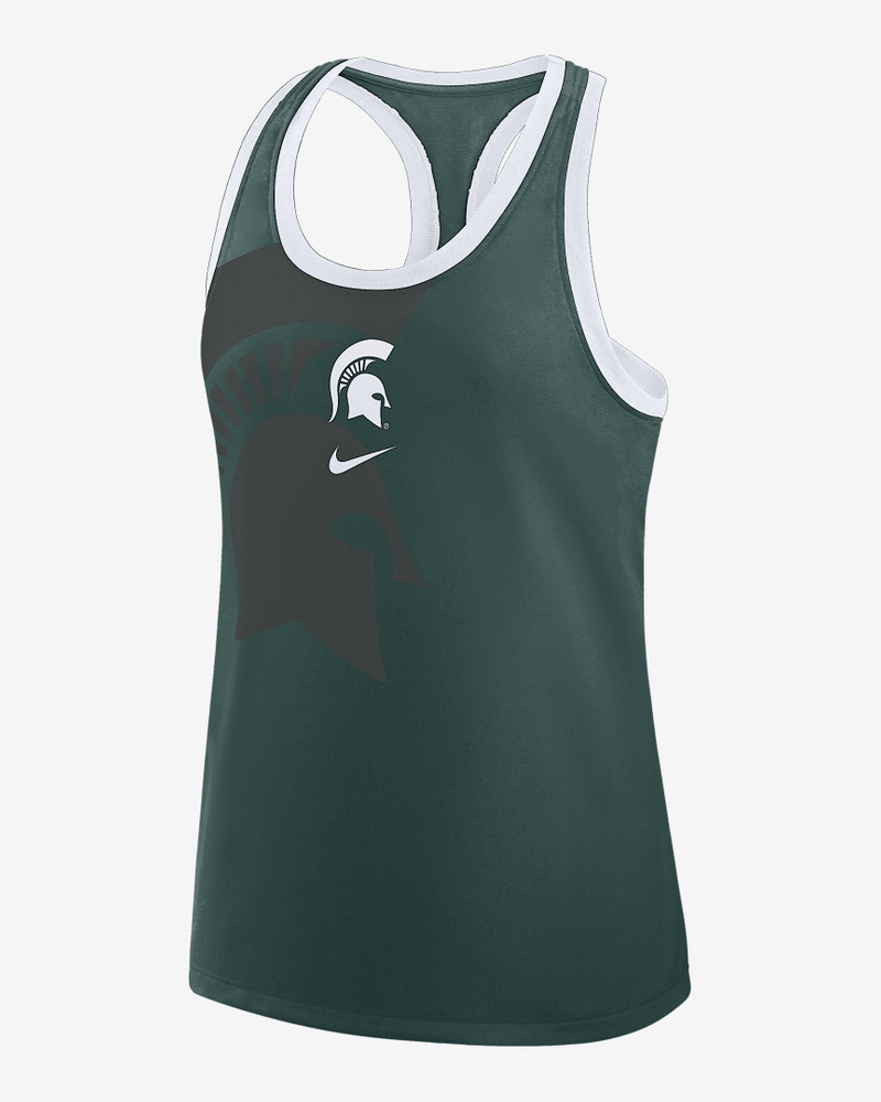 Michigan State Primetime Shadow Women's Nike College Racerback Tank Top 1