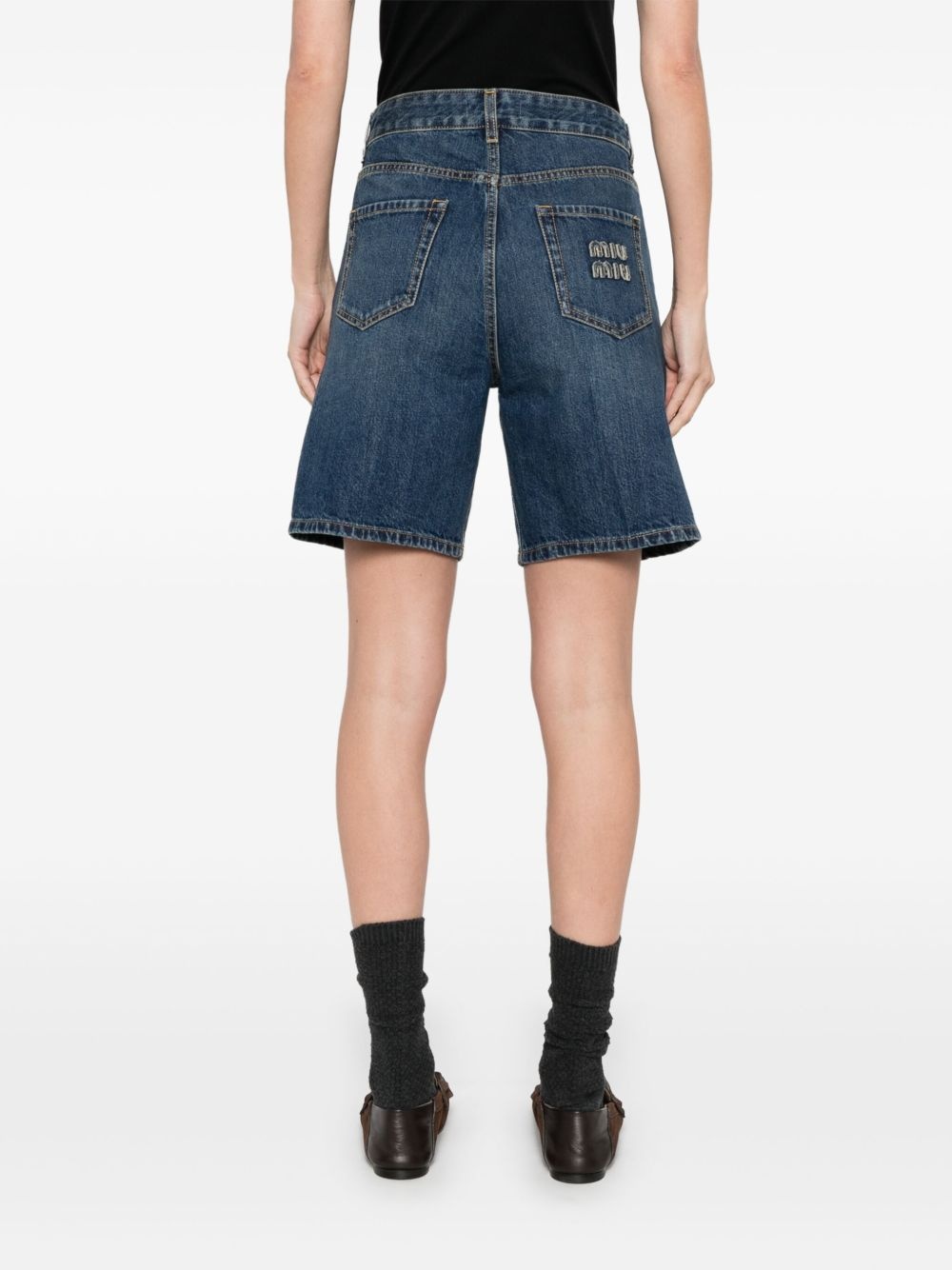 denim shorts - 4