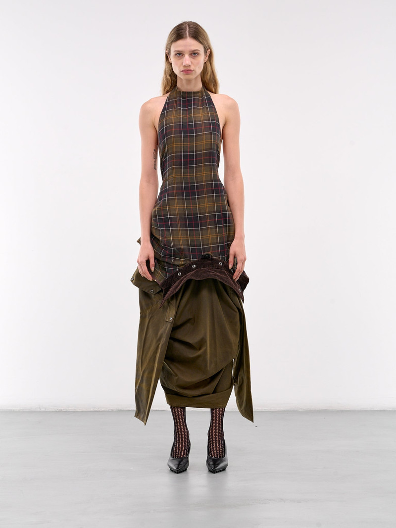 Inside-Out Waxed Jacket Dress 1