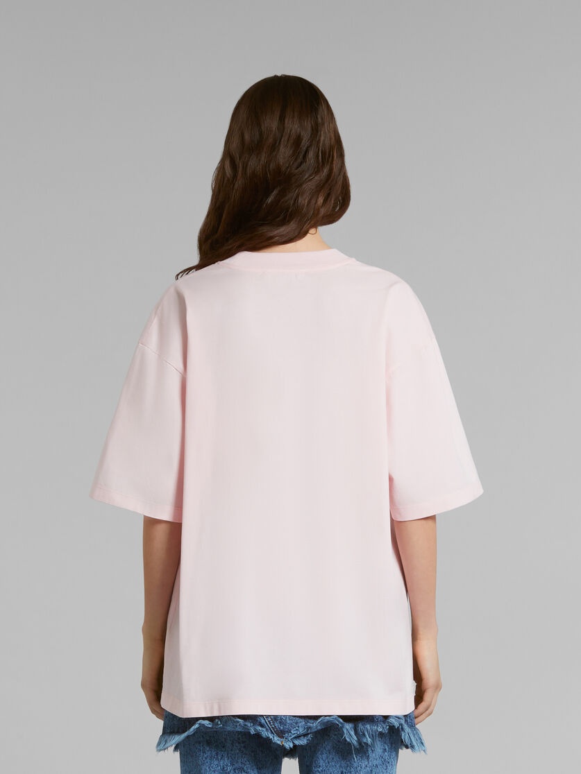 PINK T-SHIRT WITH SUN DRY PRINT - 3