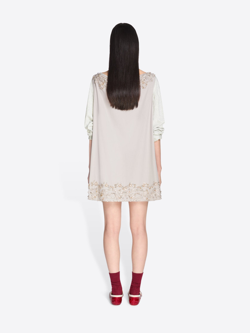 EMBROIDERED MINI DRESS 4