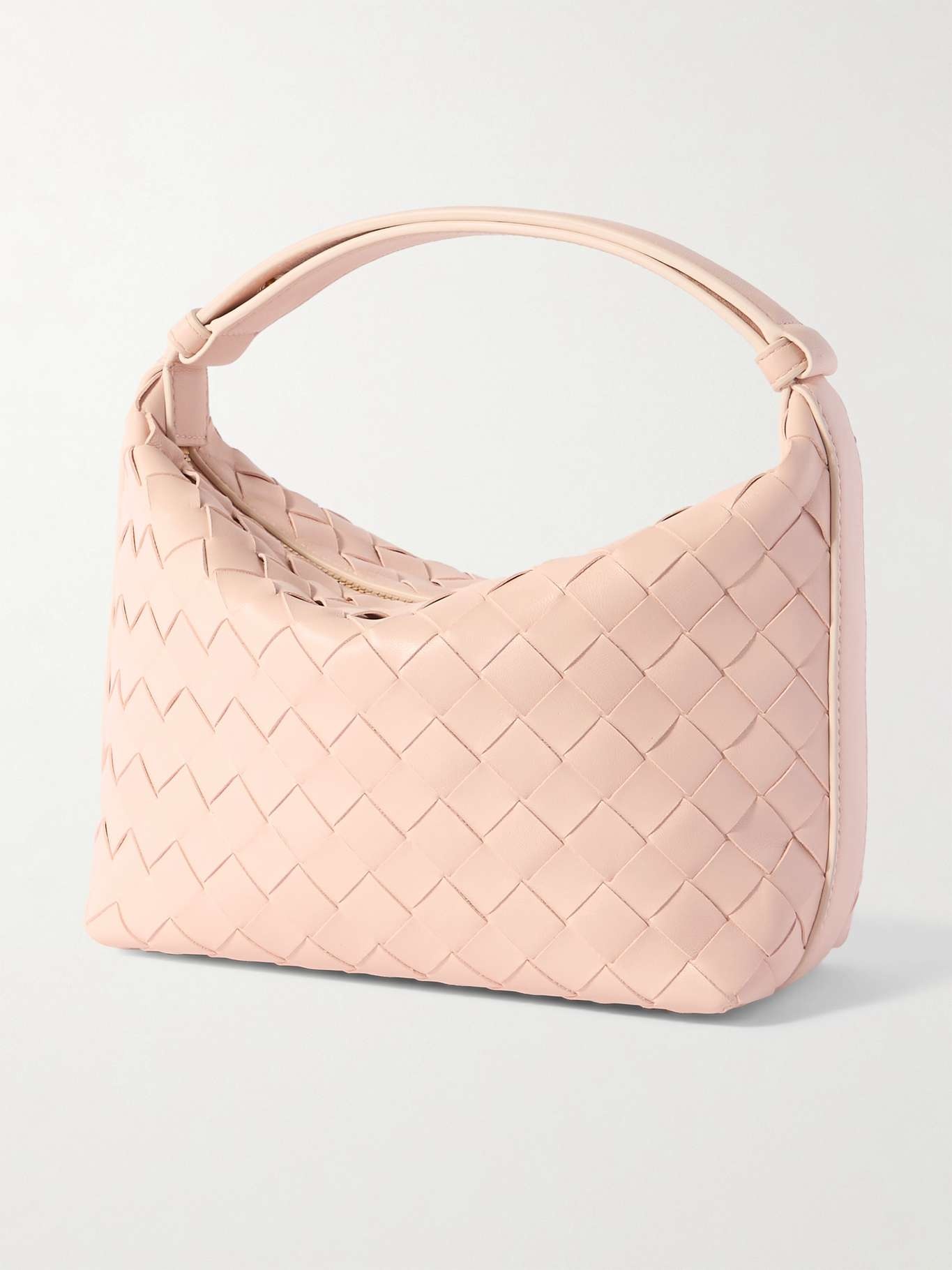 Wallace intrecciato leather shoulder bag - 3