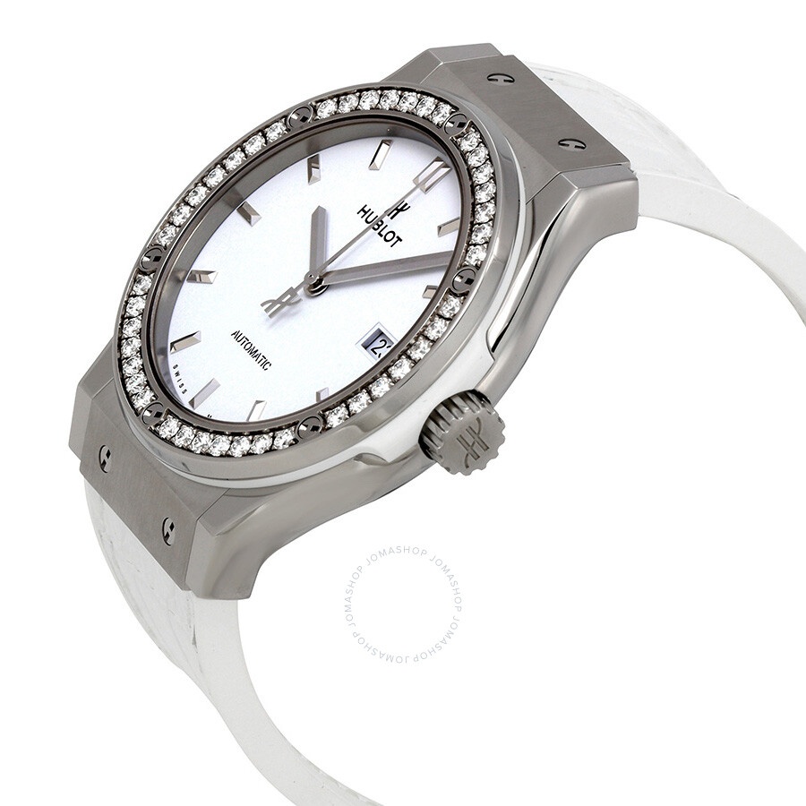 Hublot Classic Fusion Automatic White Dial Ladies Watch 542.NE.2010.LR.1204 - 2