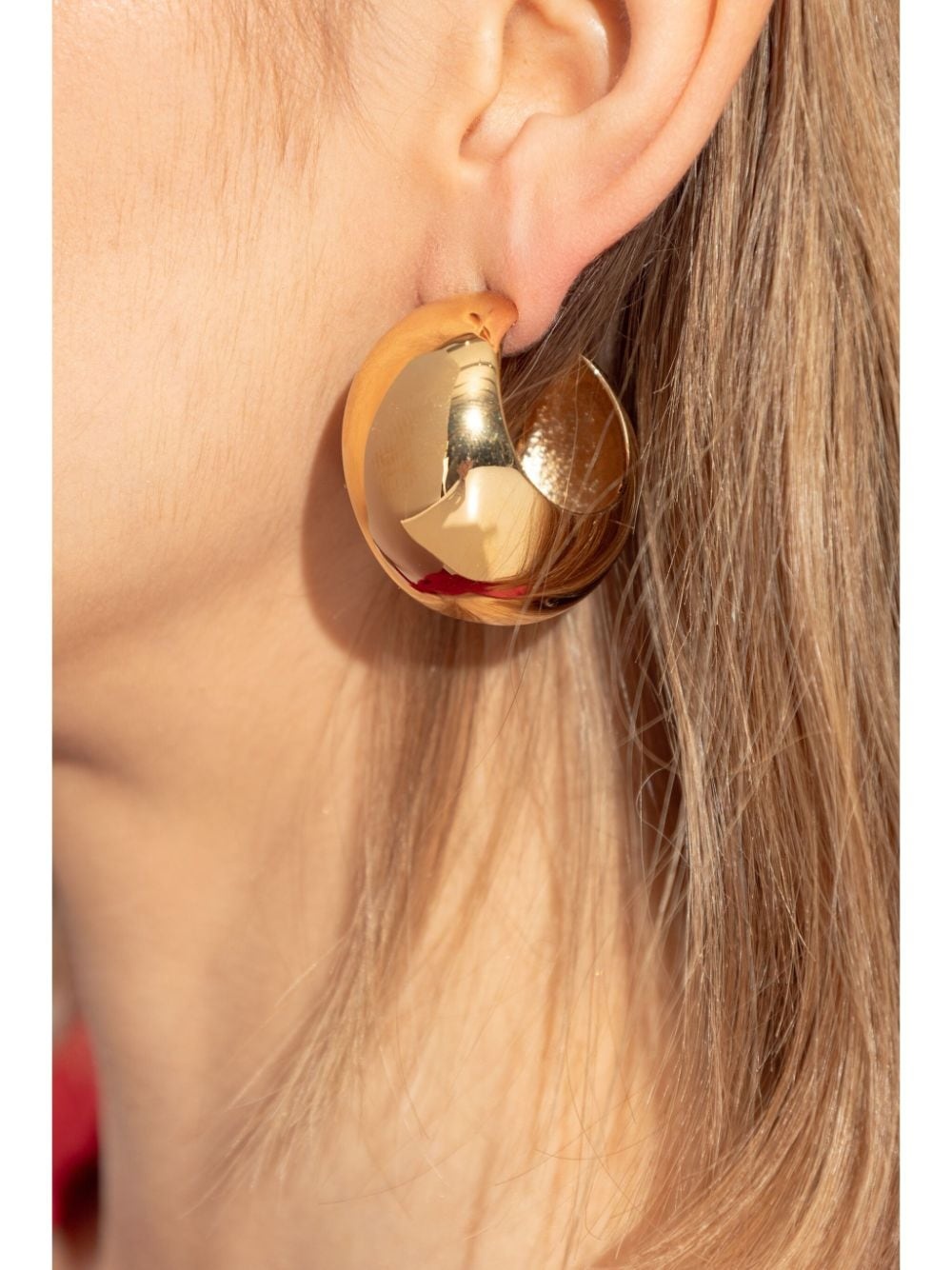 chunky hoop earrings - 2