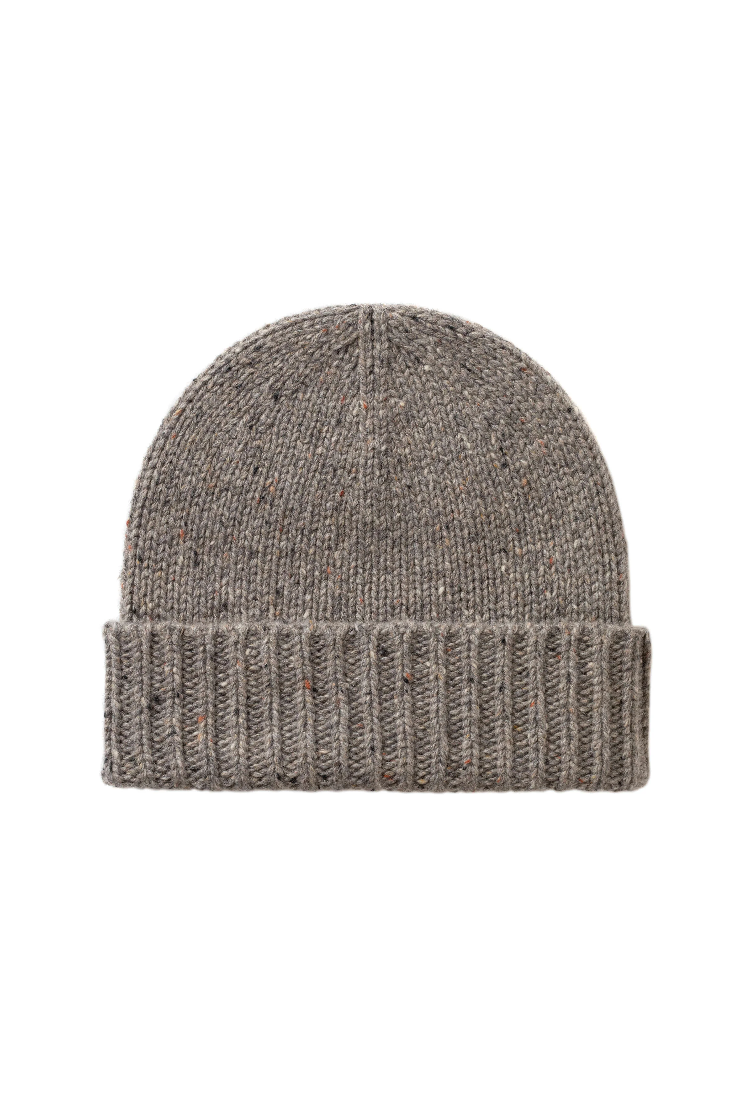 Donegal Cashmere Brown Beanie - 1