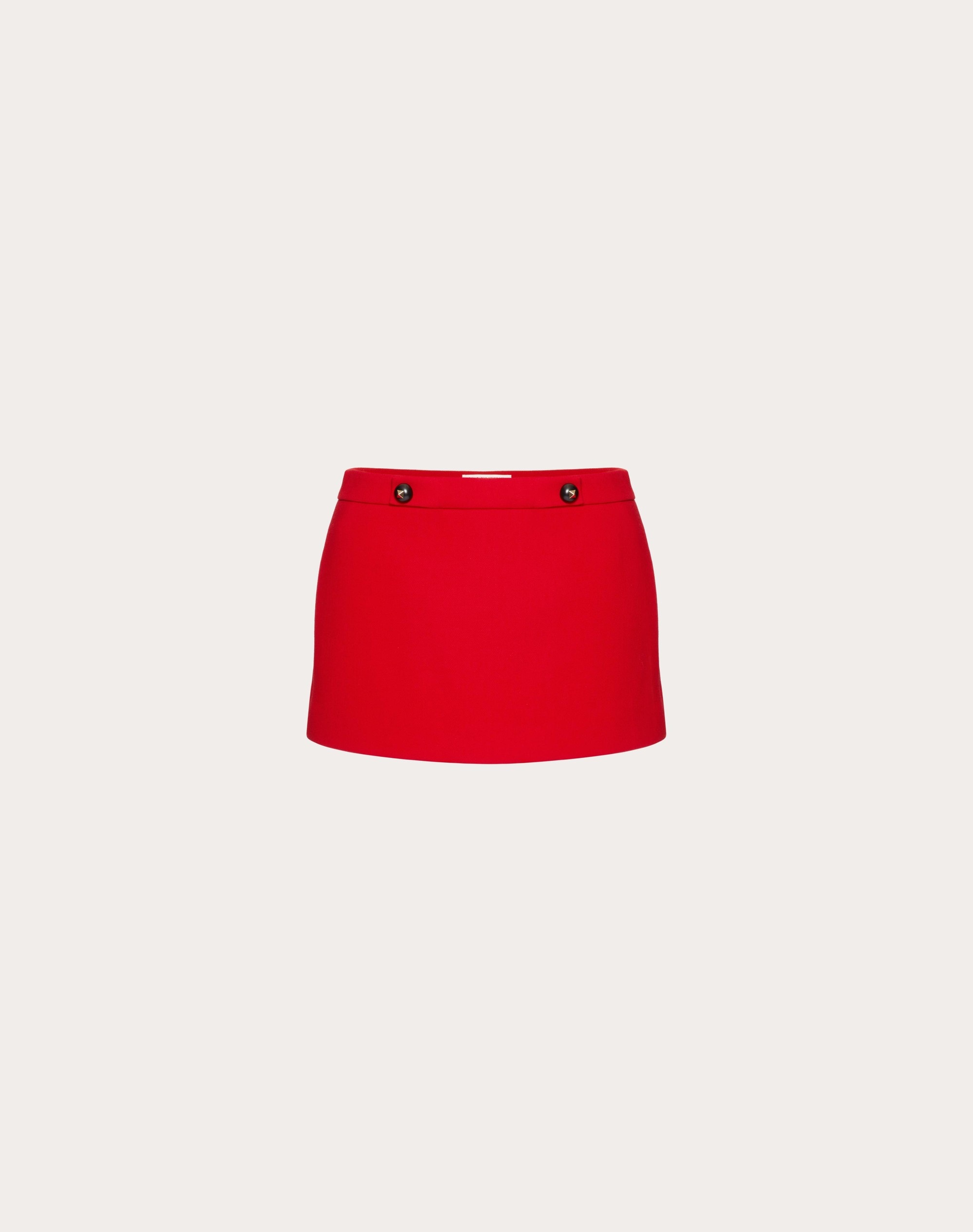 TEXTURE DOUBLE CREPE SKIRT - 1