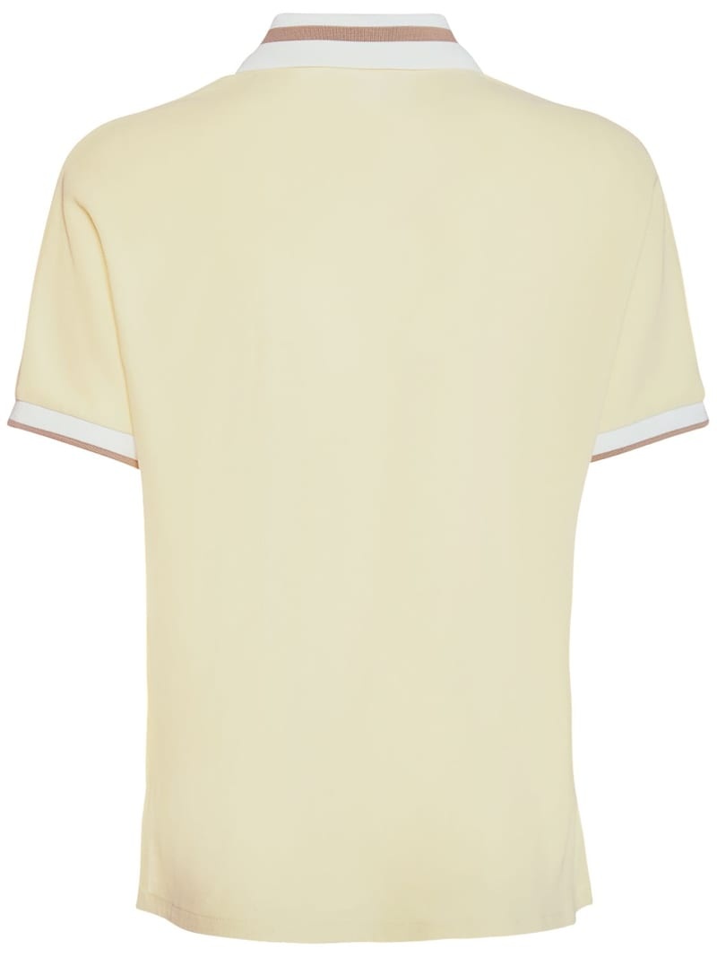 POLO COTTON JERSEY LOGO TOP - 5