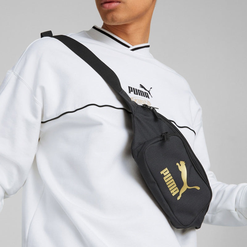 PUMA Classics Archive Waist Bag 'Black Gold' 07922601 - 5