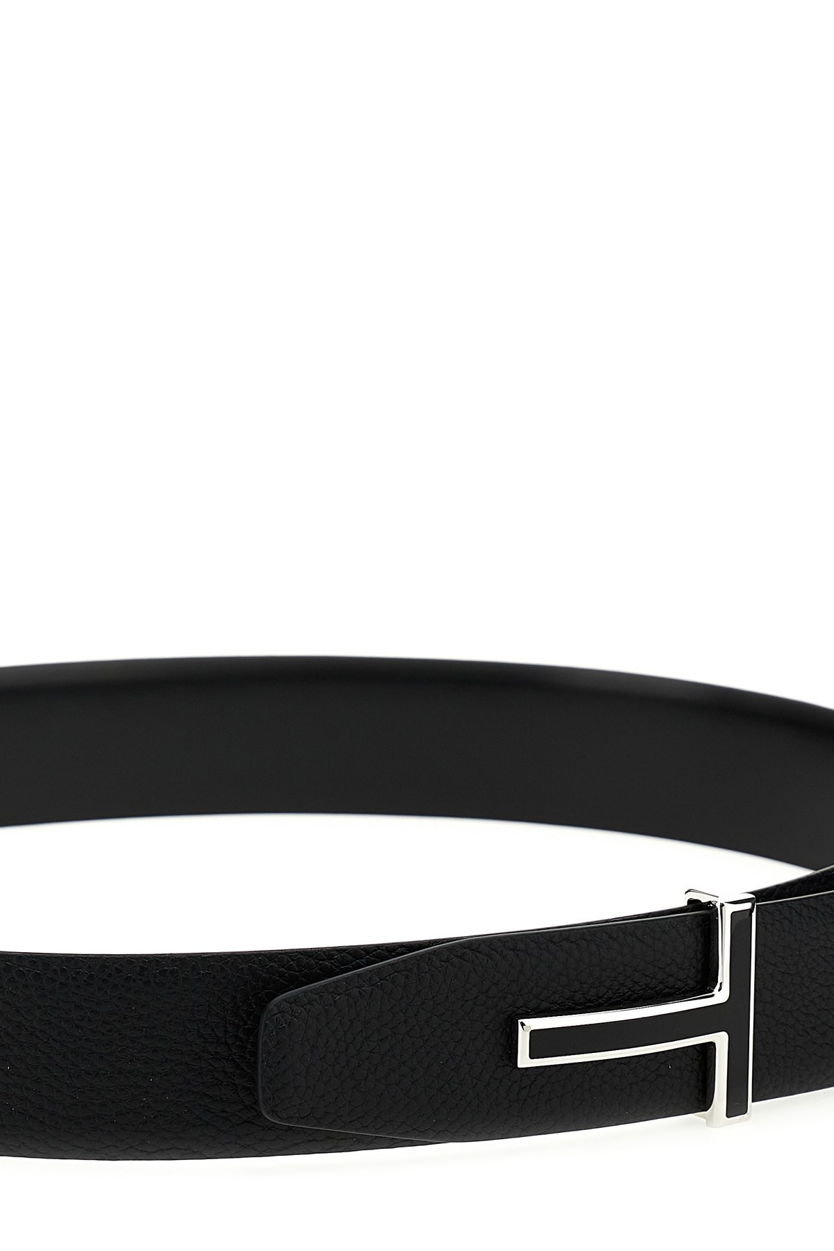 Logo leather belt - 3