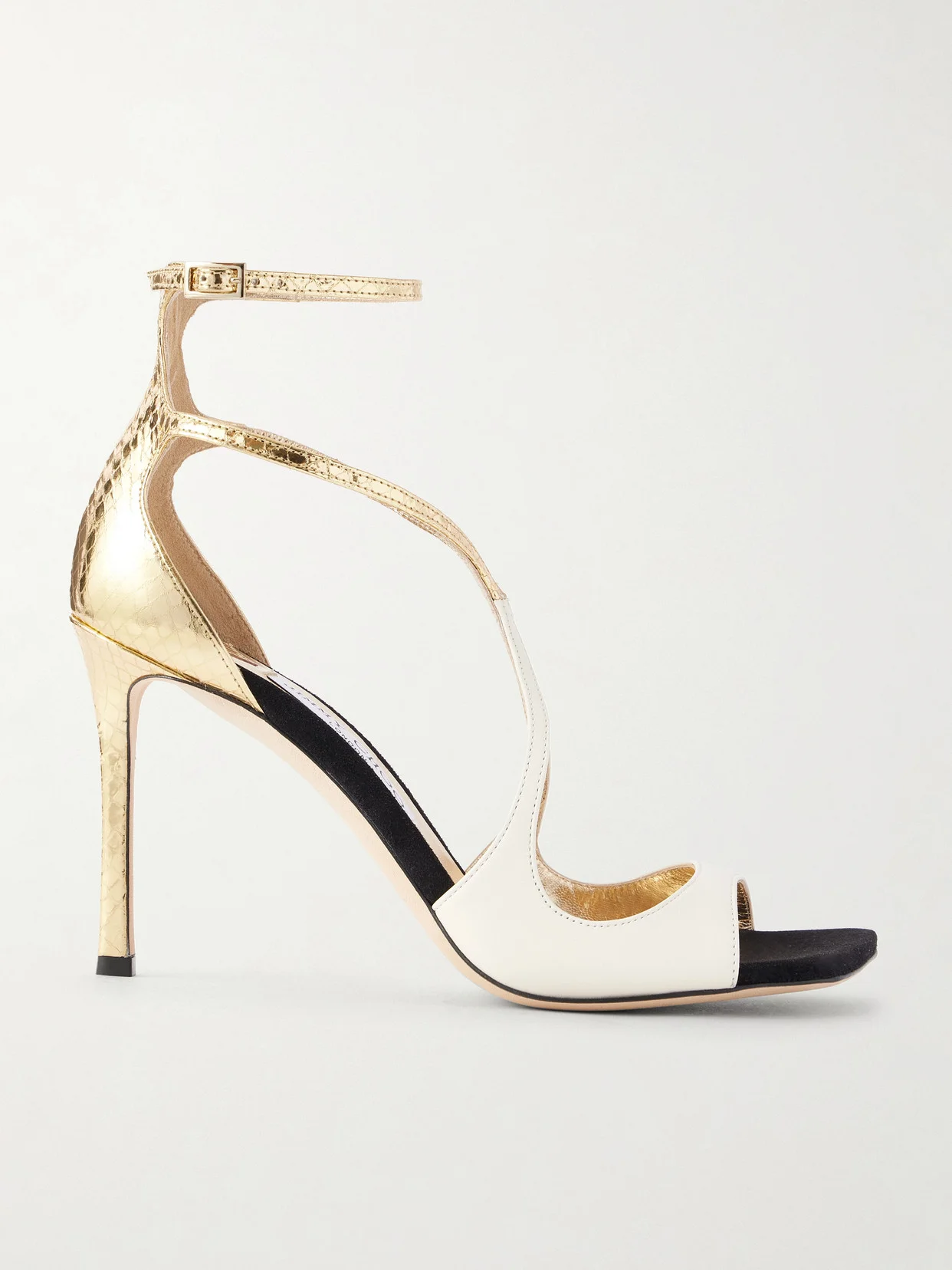 Azia 95 Metallic Leather Sandals - 1