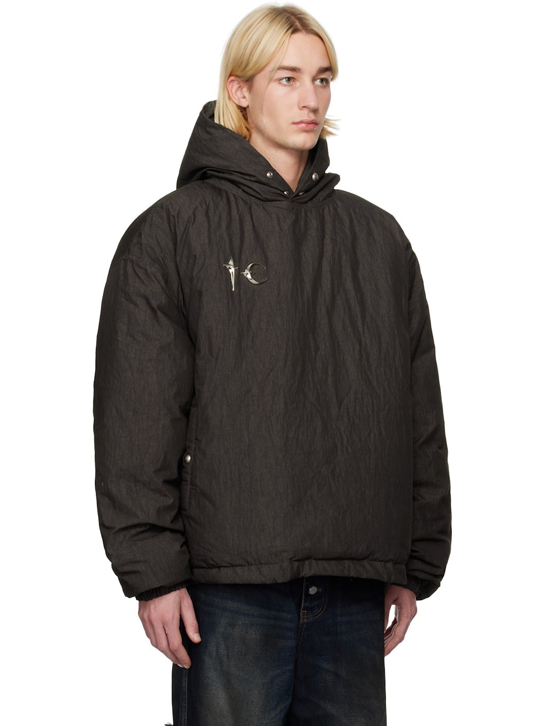 Black Armor Down Jacket - 2