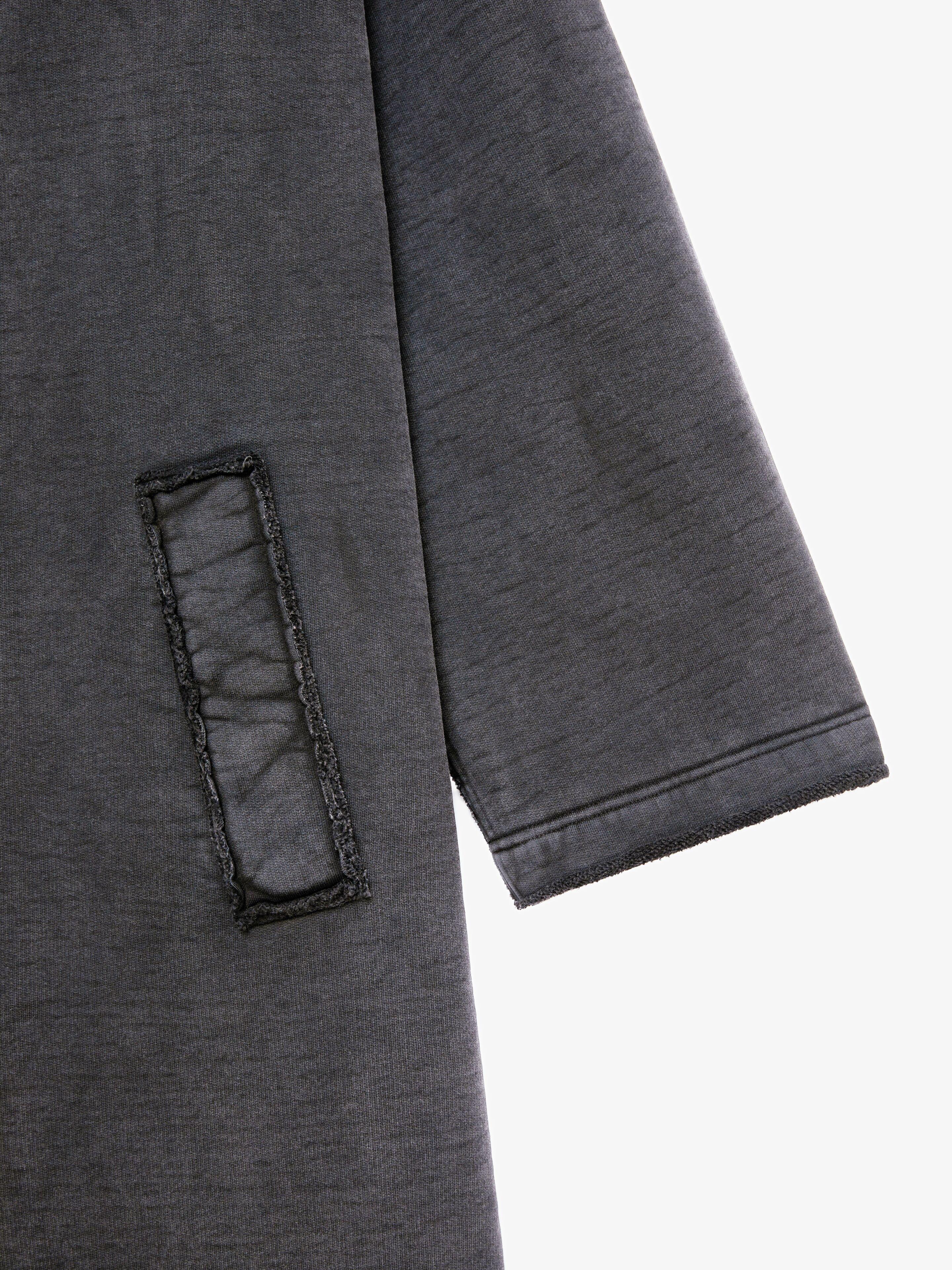 OVERSIZED TRENCH IN WASHED OUT FELPA - 6