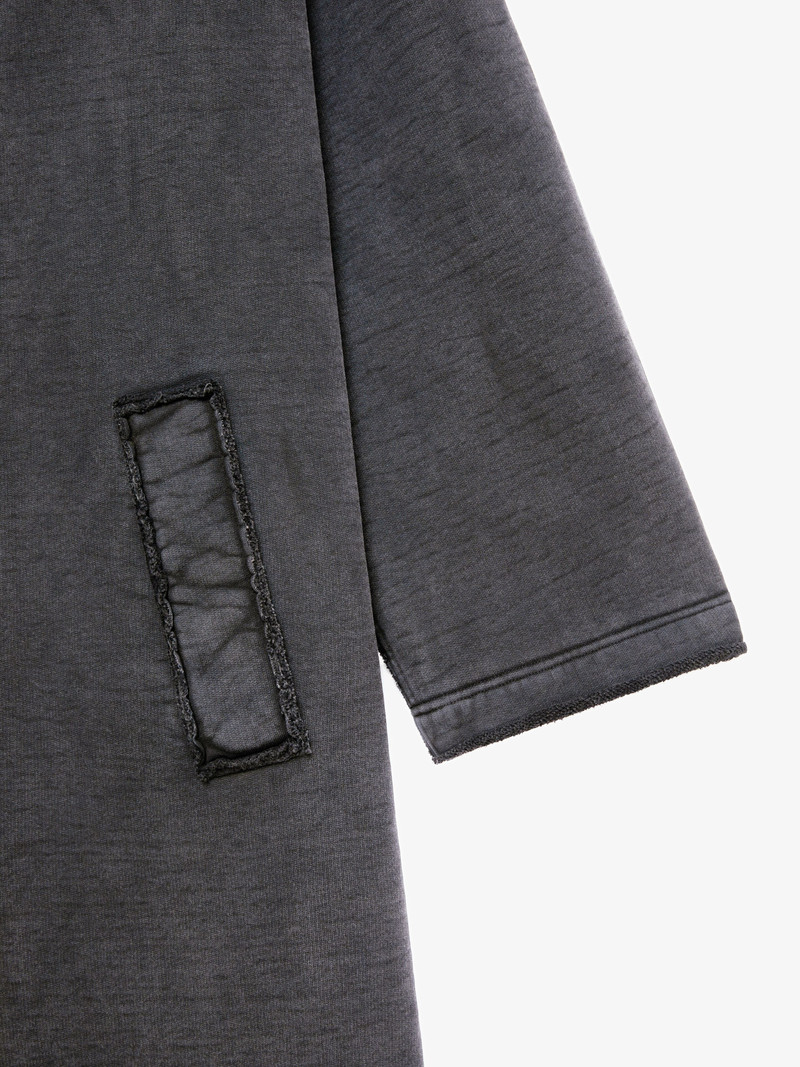 OVERSIZED TRENCH IN WASHED OUT FELPA 6