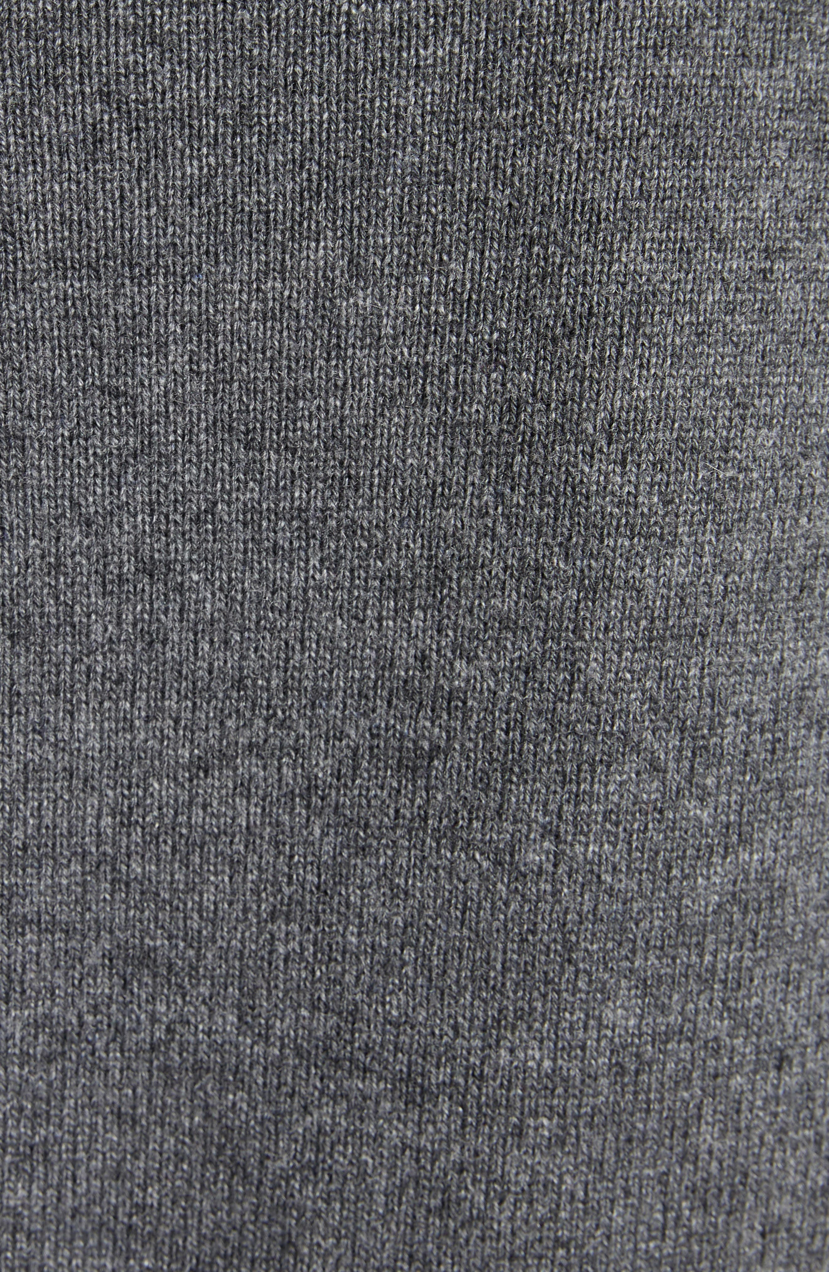 TOM FORD Wrap Detail Cashmere & Cotton Sweater in Ig712 Dark Grey Melange at Nordstrom - 6