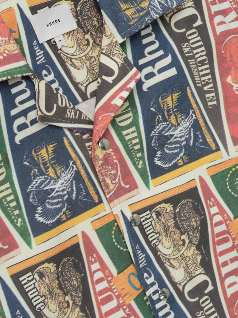 COLLEGIATE FLAG SNAP SHIRT 5