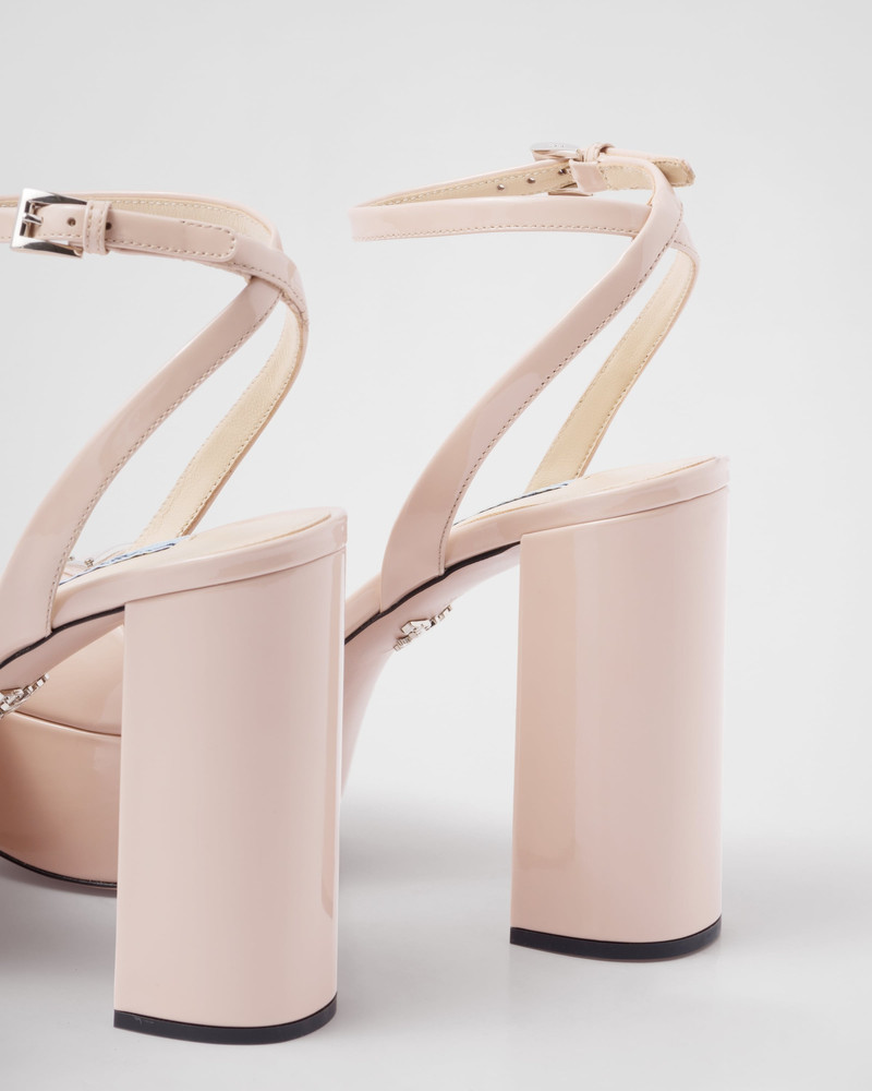 Patent leather platform sandals 7