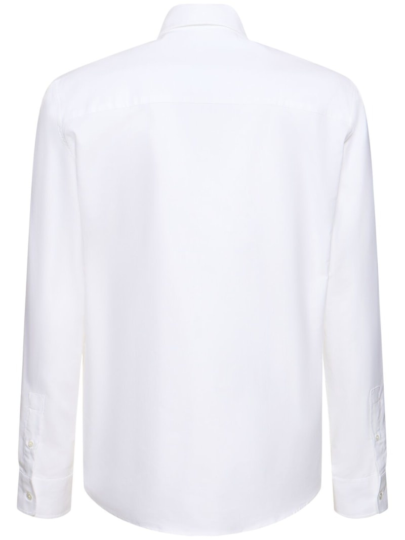 Maison kitsune handwriting casual shirt - 3