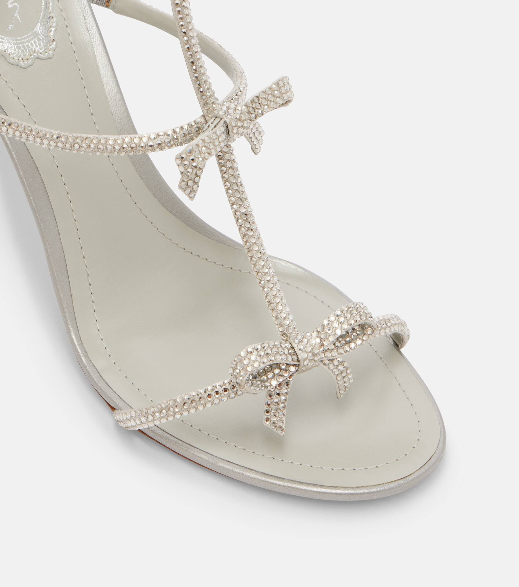 Catherina 80 crystal-embellished sandals - 5
