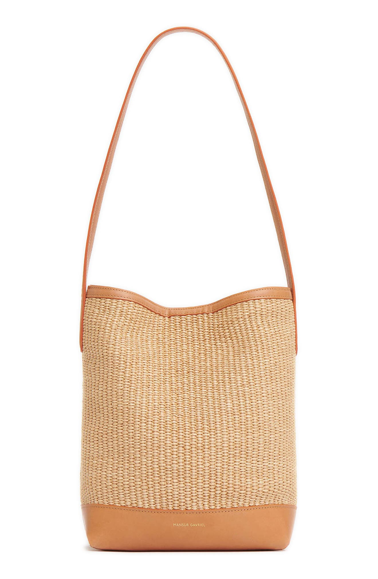 Mansur Gavriel Mini Everyday Raffia Cabas Hobo Bag in Natural at Nordstrom - 1