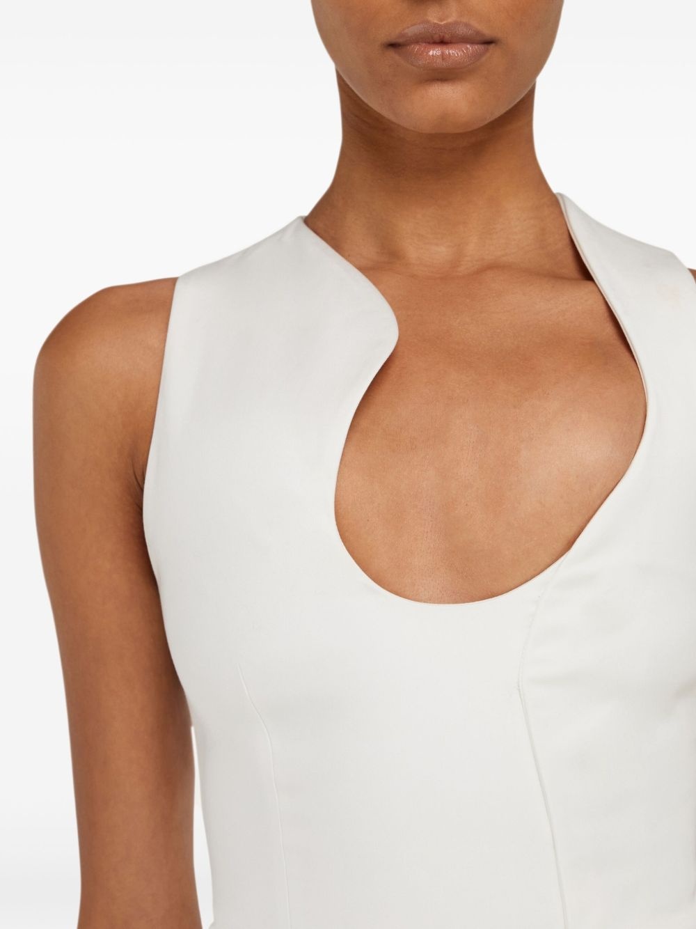 asymmetric midi dress - 4