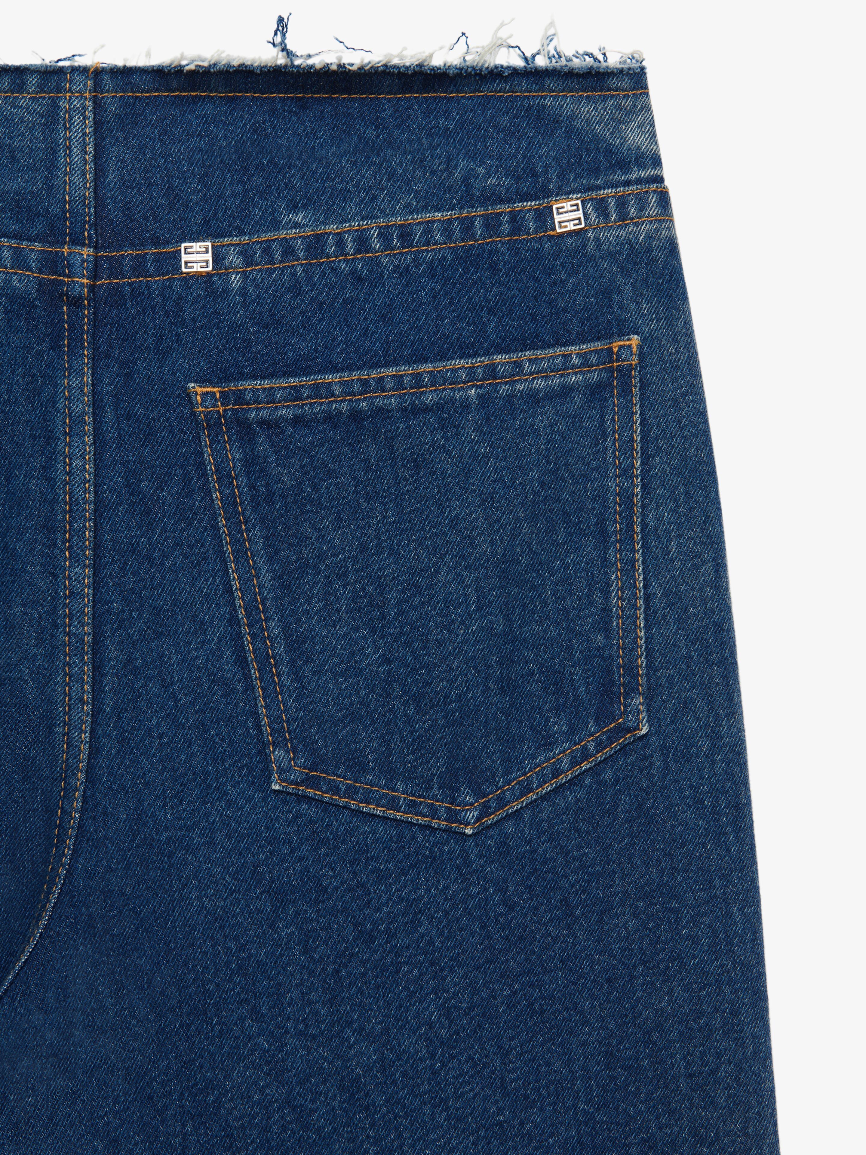 WIDE FIT PANTS IN DENIM - 5
