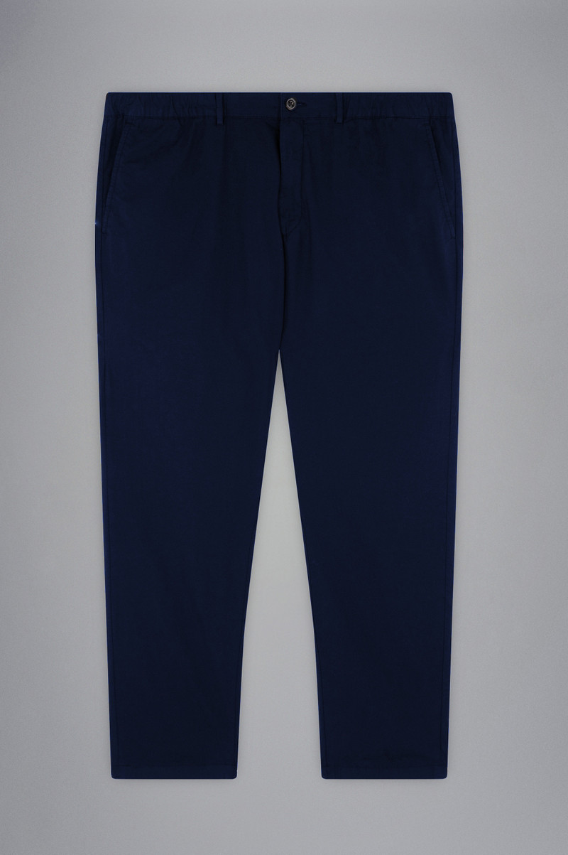 ULTRA-LIGHT POPLIN COTTON CHINO TROUSERS 1