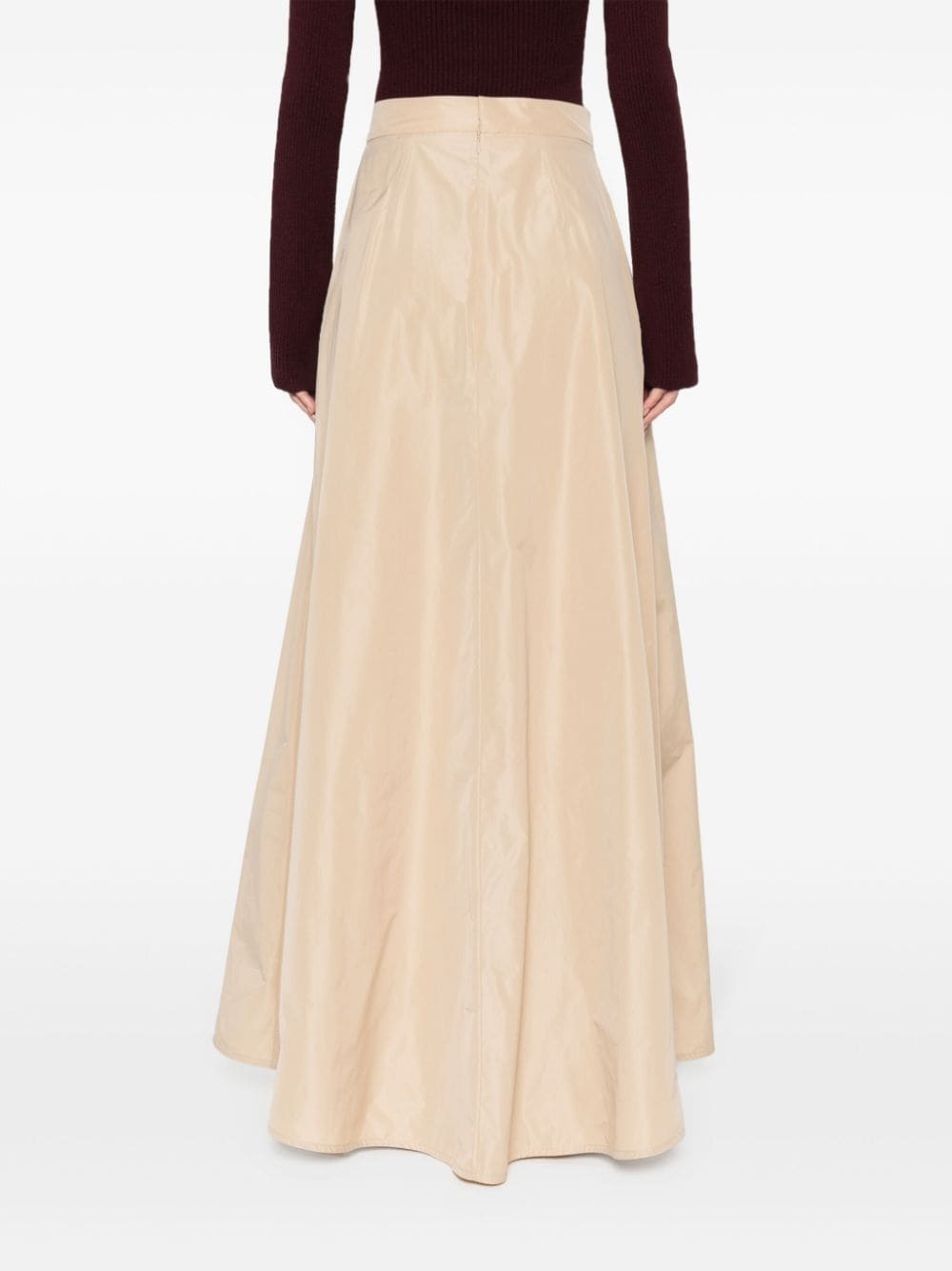 flared maxi skirt - 4