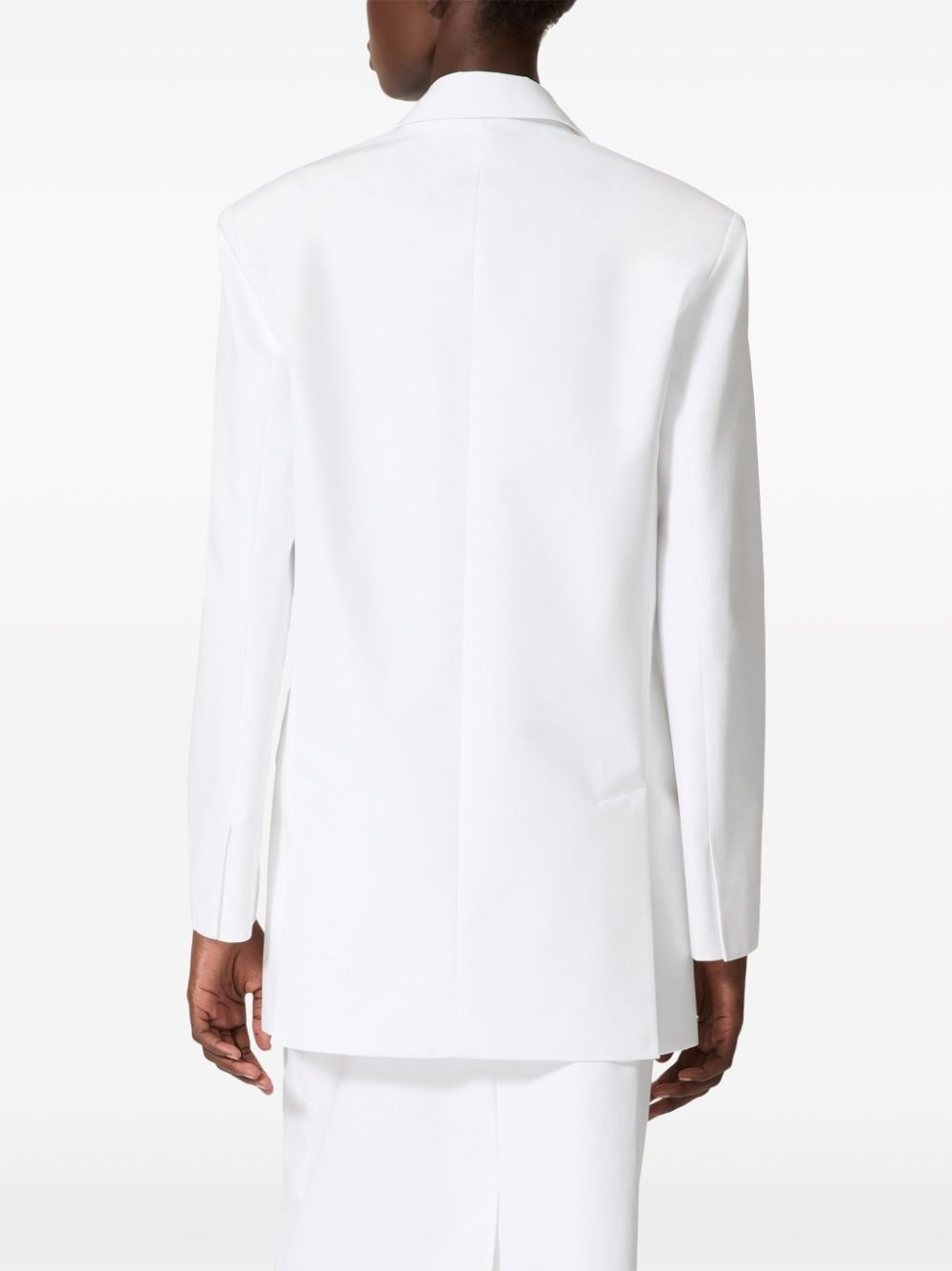 Compact poplin blazer - 4