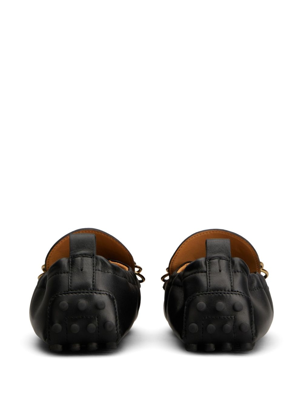 ring-embellished loafers - 3