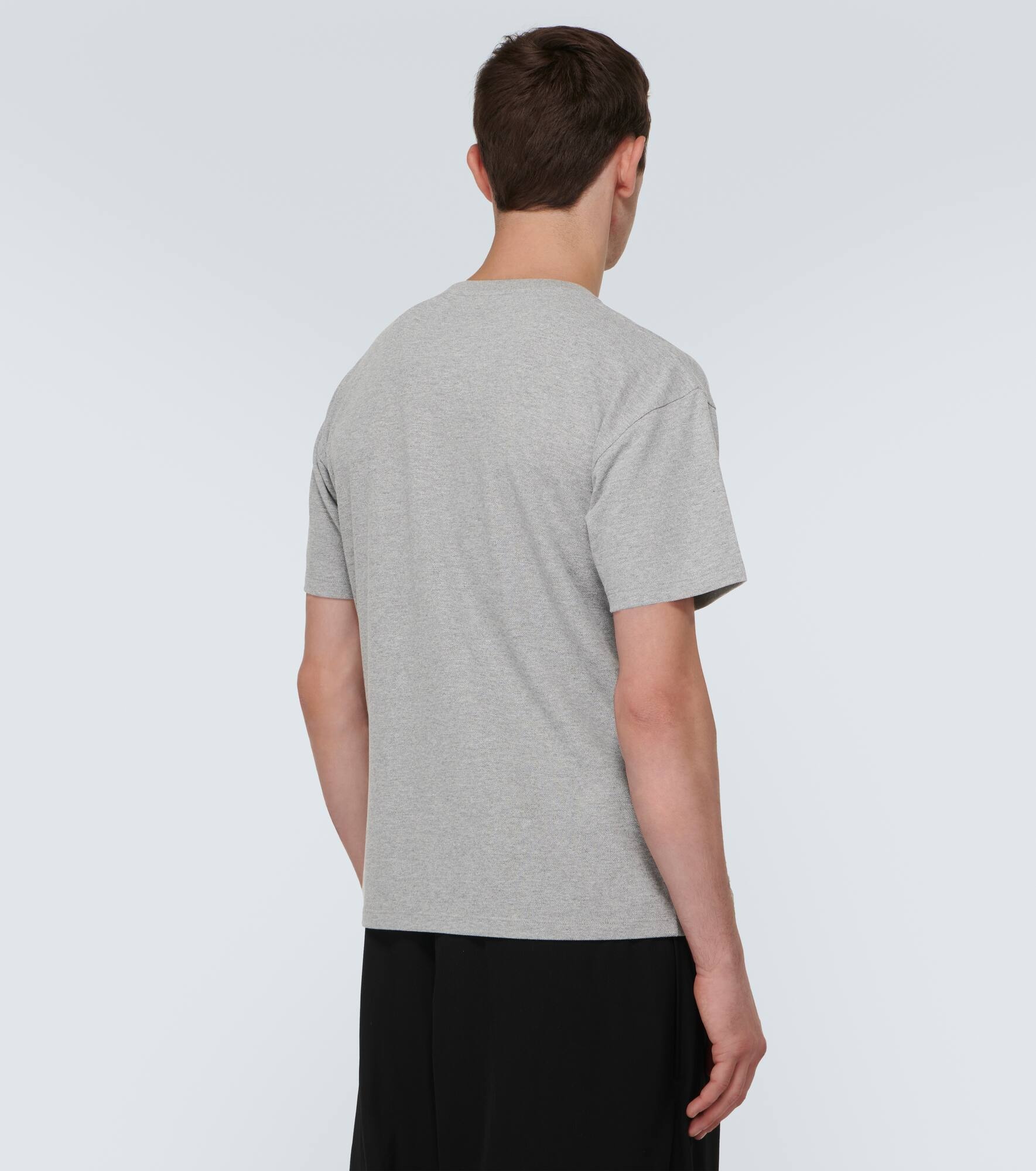 Cassandre cotton-blend piqué T-shirt - 4