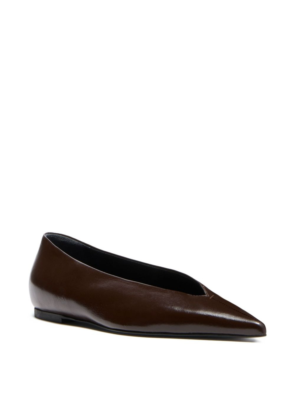 pointed-toe lambskin ballet flats - 2