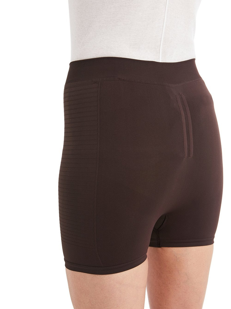 Brown Knit Active Shorts 5