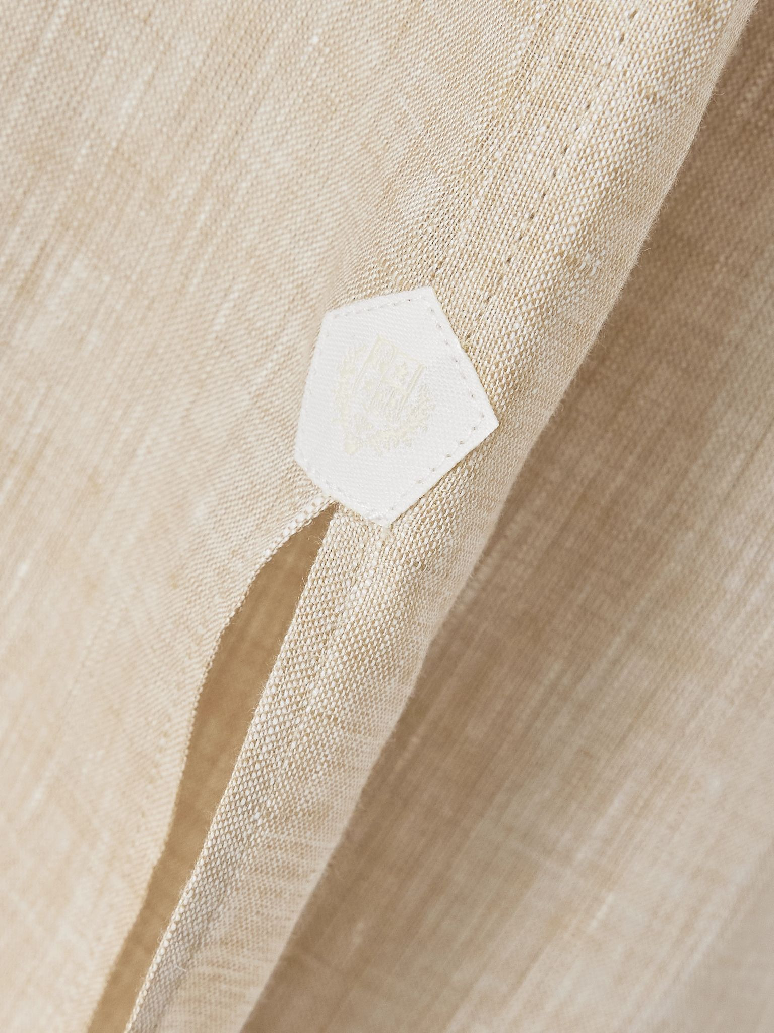 Lora linen midi dress Beige - 4