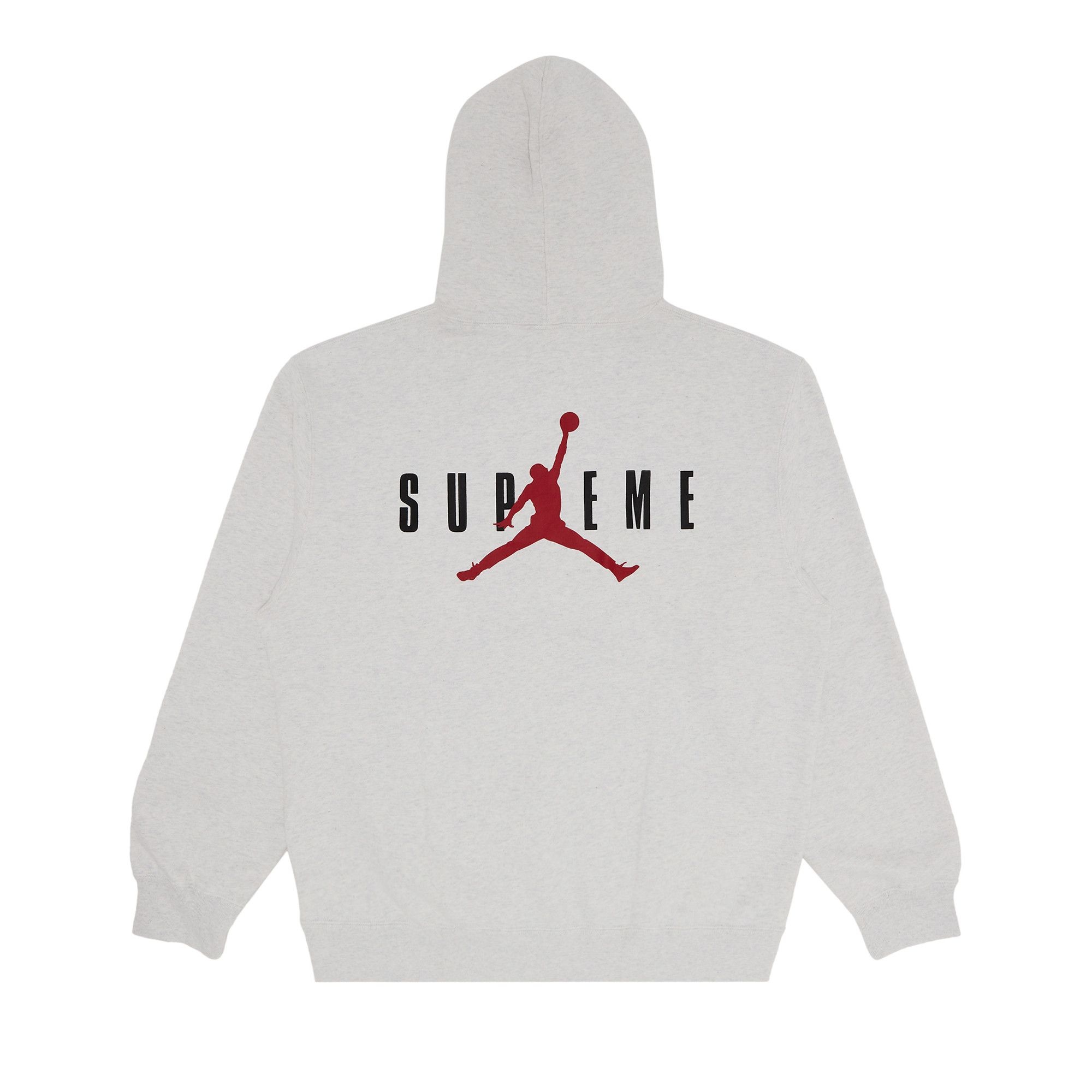 Supreme x Jordan Hooded Sweatshirt 'Ash Grey' - 2