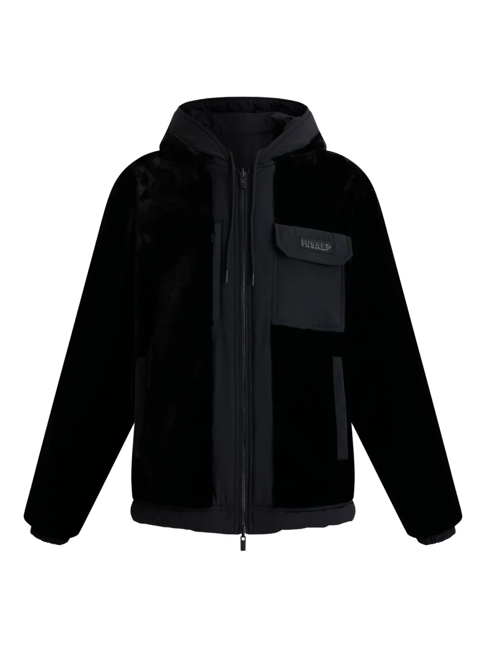 hooded reversible jacket - 1