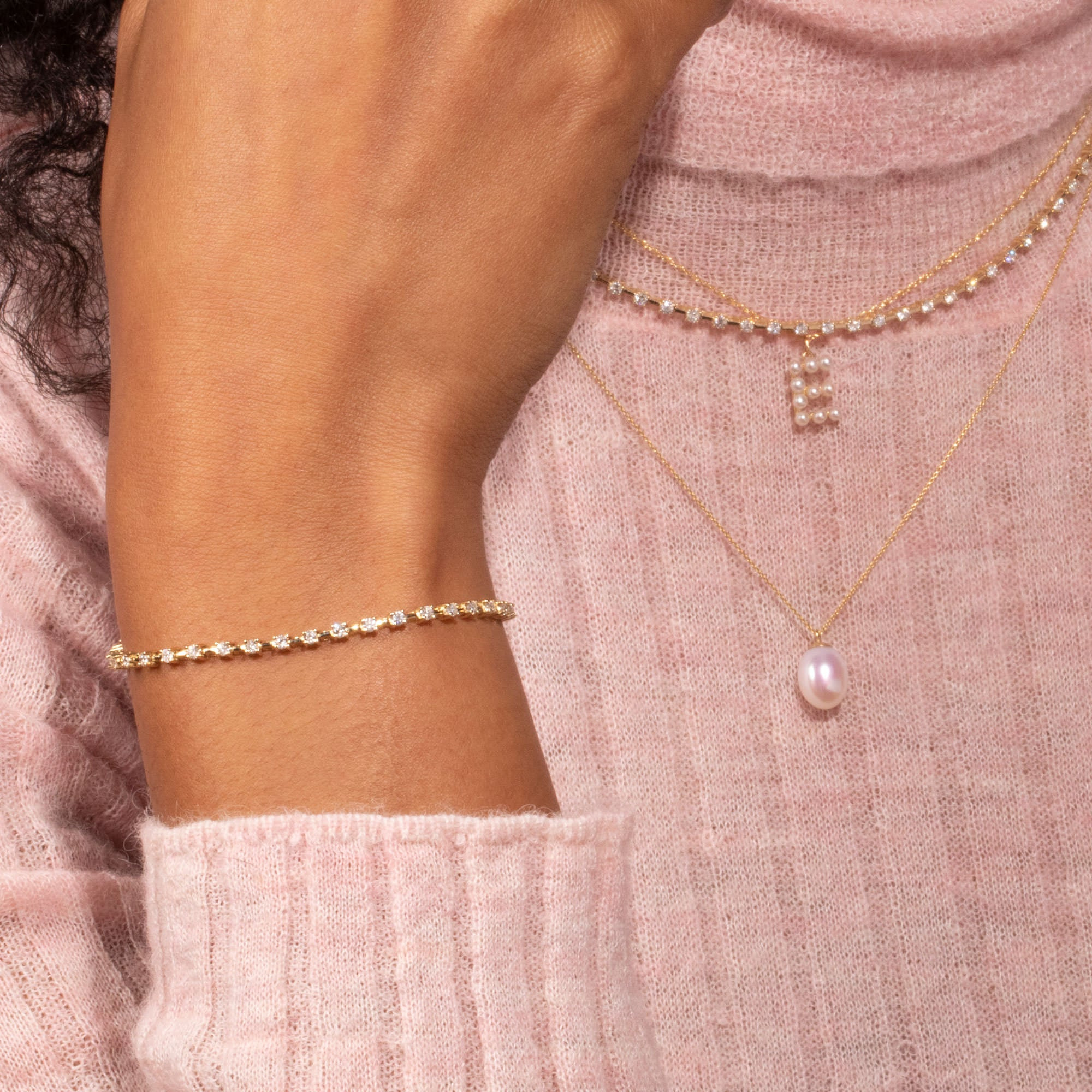Ace Diamond Tennis Bracelet - 6