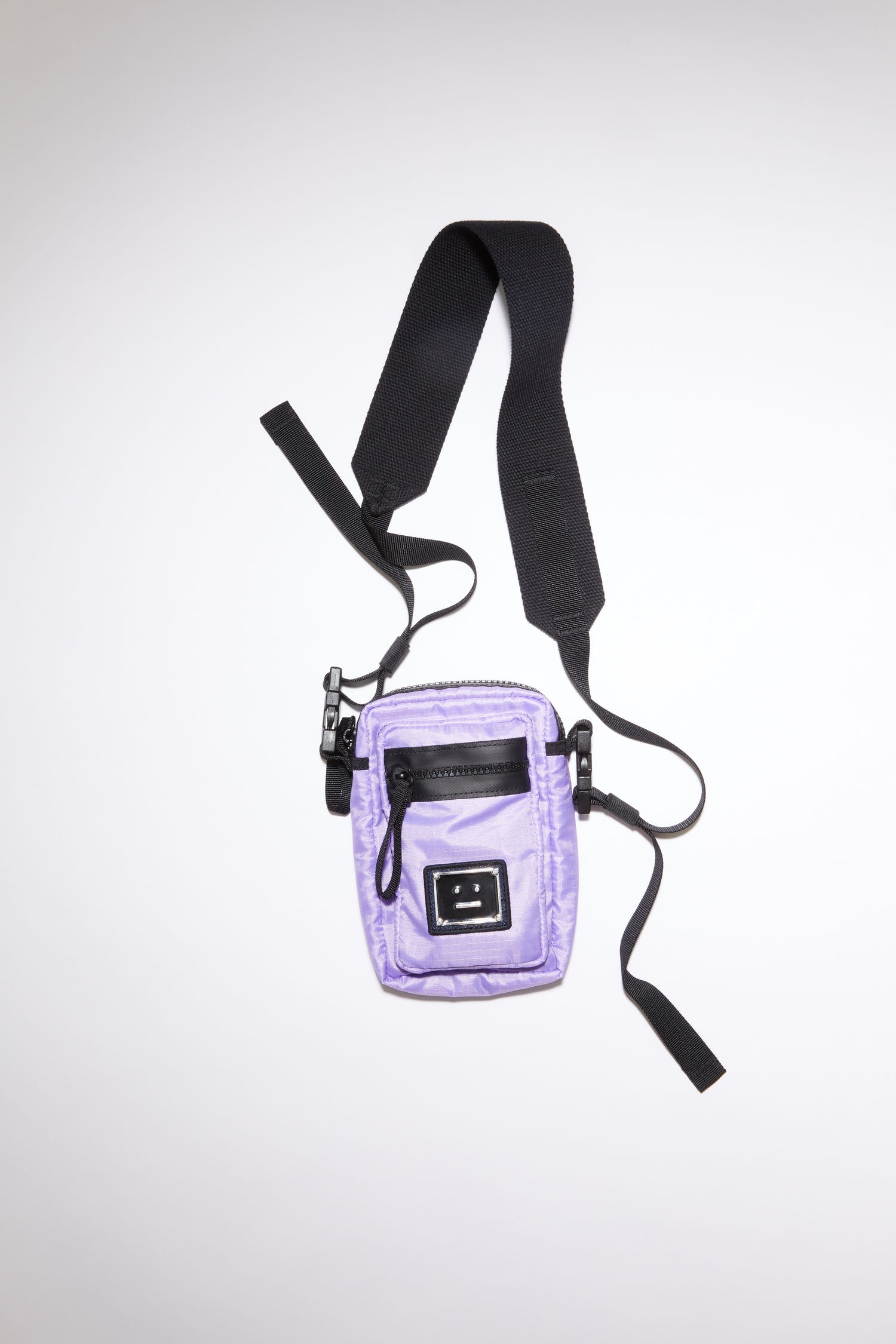 Logo plaque pocket bag lilac purple - 1