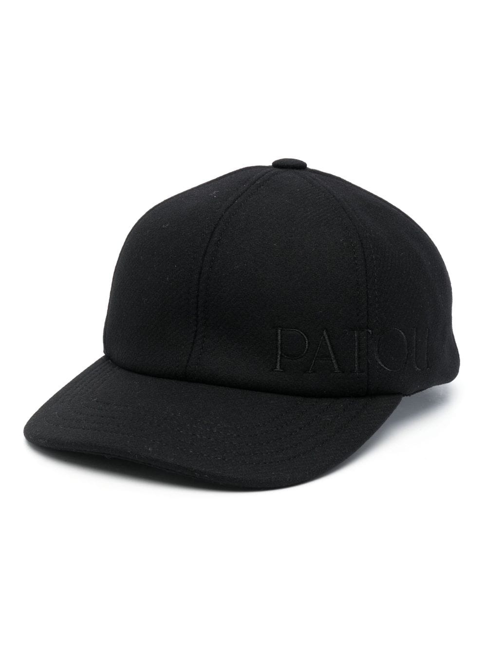 embroidered-logo felt cap - 1