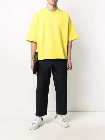 Jil Sander wool track pants outlook