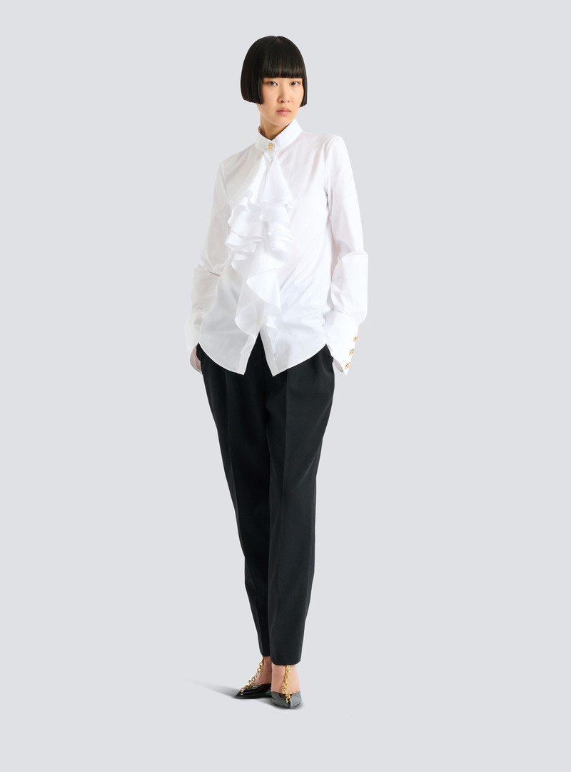 Ruffled poplin shirt 3